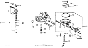 CT70 Carburetor 80-81