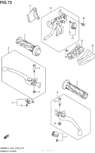 AN650Z Handle Lever (An650L4 E03)