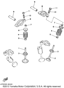 XVS650 Клапана