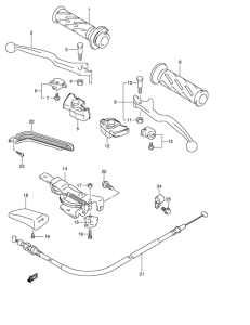 AN250 Рулевой рычаг