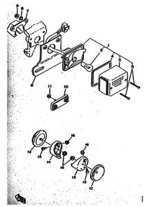 CW50 Taillight unit ass`y