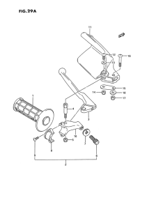 RMX250 Left knuckle cover