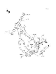 KX65 Frame comp
