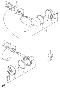 GN125 Поворотники