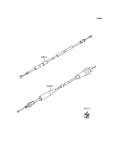 KX125 Тросы управления