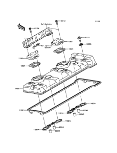 ZX1400 Крышка головки цилиндров