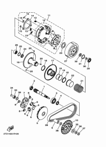 LTS125-C Сцепление