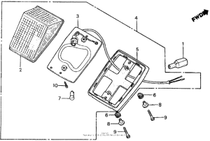 XR500R Taillight 81-82