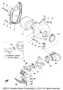 IT250F Впускная система