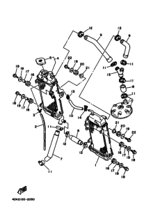YZ250 Radiator. hose