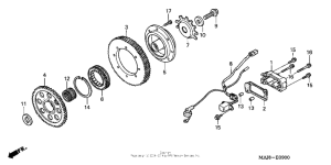 ST1100P Муфта стартера