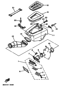 TY250R TY250 Впускная система