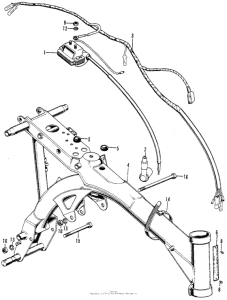 Z50A Frame + wire harness