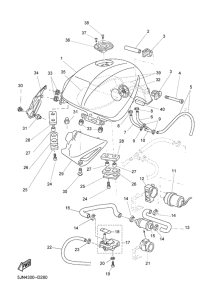 BT1100 Топливный бак