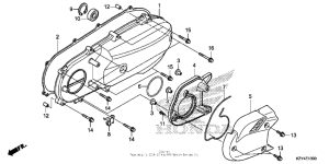 PCX150 Облицовка левая сторона