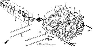 C70 Crankcase oil pump