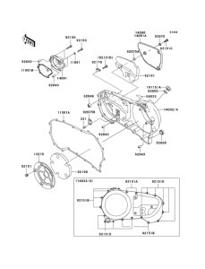 VN1600 Капот правая часть