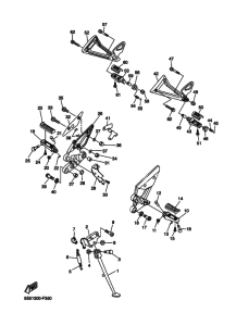FZ6-NHG Support & repose pied