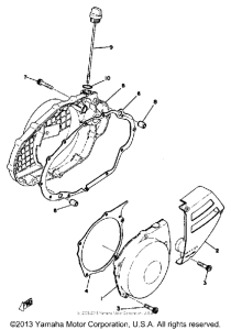 YZ400C Боковые крышки