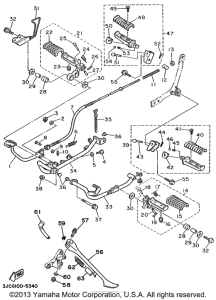 XV535M Подножки