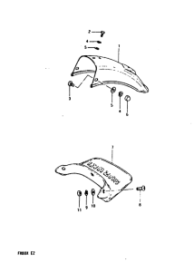 FR80 Заднее крыло