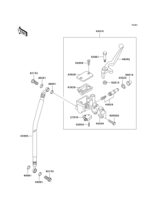 BN125 Главный тормозной цилиндр