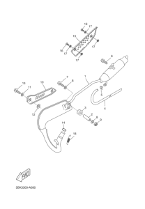 DT50RSM Выхлопная система