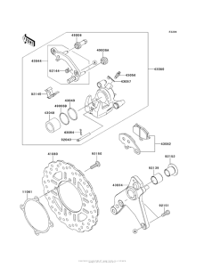 ZR1000 Задний тормоз