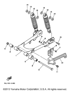 RT100K Задний рычаг подвески