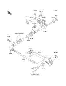 ZX900 Переключатель передач