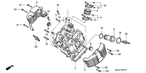 VT1100C2 Головка цилиндров