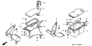 NT650 Fairing pocket