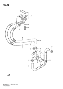 VS1400 Топливный кран