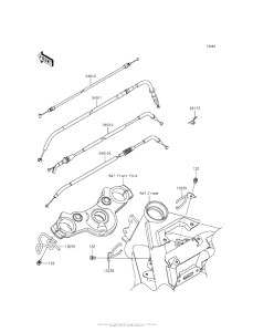 EX650 Тросы управления