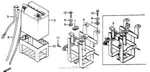 CB750 Аккумулятор