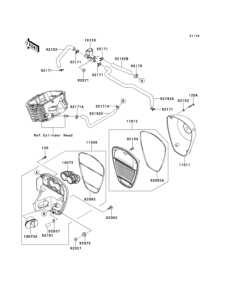VN900 Воздушный фильтр