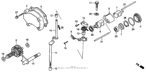 CR250R Выпускной клапан