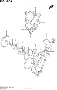 RM-Z250 Водяной насос