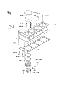 ZG1000 Цилиндр / поршень