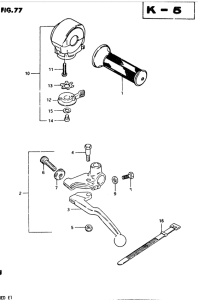 GSX250 Left handle switch