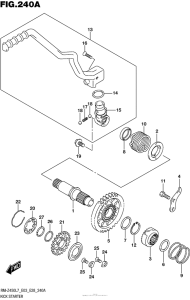RM-Z450 Кик стартер