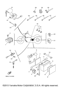 XVS650A Электрика