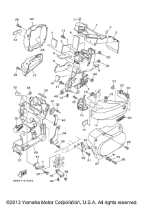 XVS1100AR Боковые обтекатели