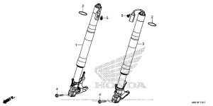  Передняя вилка