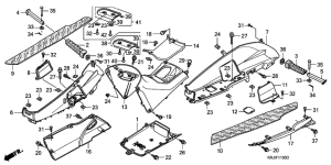 FES150 Floor panel / center cover