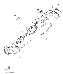PW50 Масляный насос