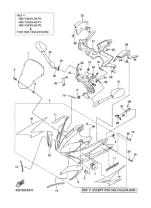 FZ6-SHG Обтекатель 1