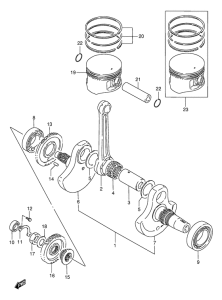 LS650 Вал коленчатый