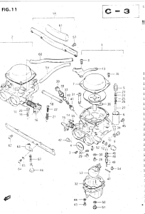 GSX500 Carburetor assy