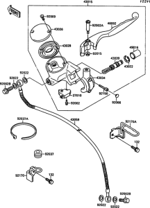 VN1500 Главный тормозной цилиндр